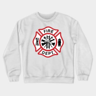 Firefighter Maltese Cross - Firefighter Gifts for Families Crewneck Sweatshirt